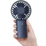 JISULIFE Handheld Portable Fan [20h Max Cooling Time] Mini Hand Fan, 4000mAh USB Rechargeable Personal Fan, Battery Operated Small Fan with 3 Speeds