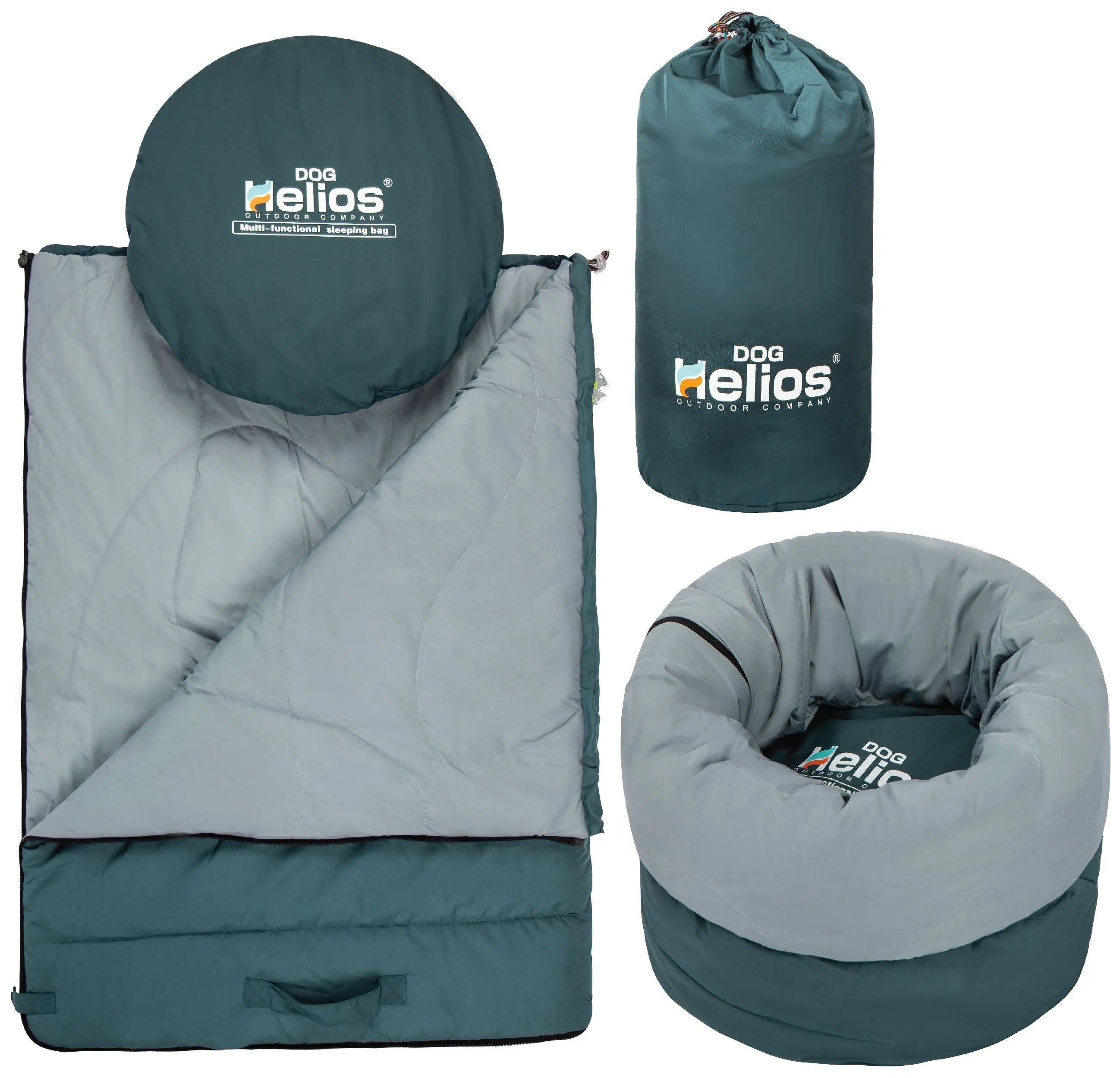 Dog Helios 'Switch-Back' 2-in-1 Convertable Travel Dog Mat and Rounded Camping ...