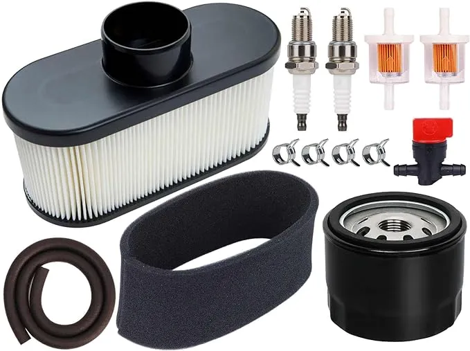 HOODELL FR691V Tune Up Kit for Kawasaki FR651V FR730V FS481V FS541V FS600V FS730V Engine Lawn Mower Tractor, Replace 49065-7007 Oil Filter 11013-7047 Air Filter