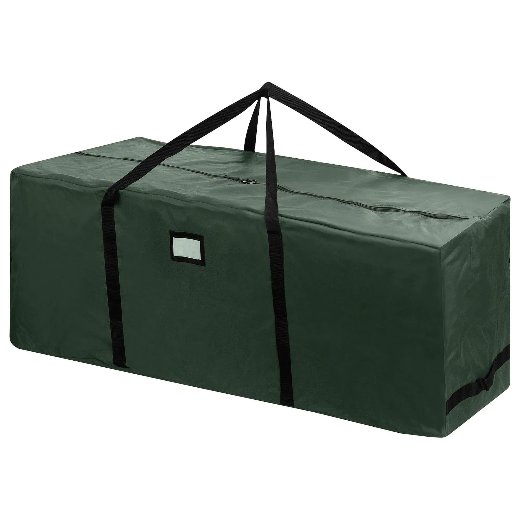 Green Rolling Christmas Storage Bag-For 12 FT Artificial Trees Canvas Duffel wit