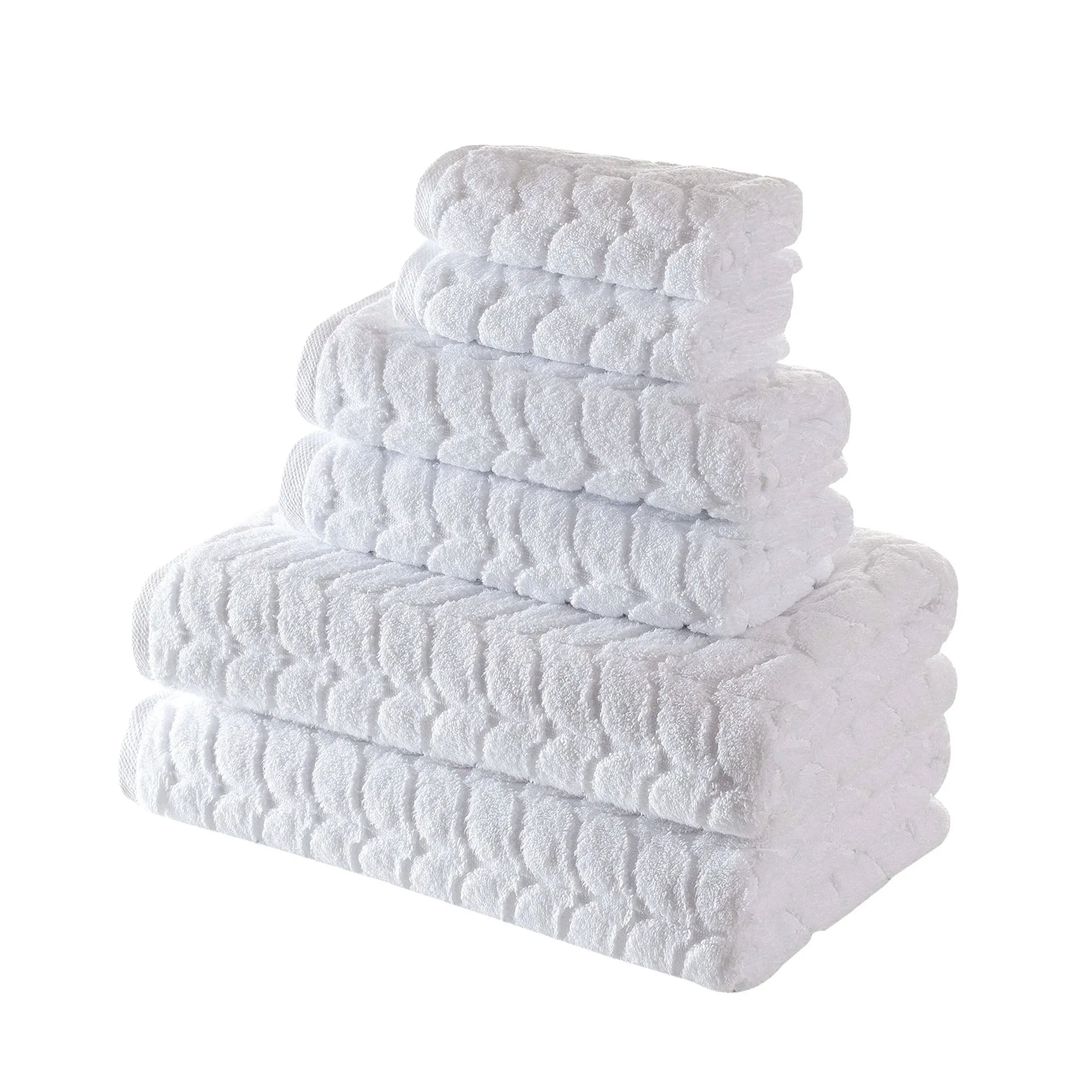 BAGNO MILANO Turkish Cotton Quick-Dry Bath Towel Set, %100 Premium Cotton Ultra