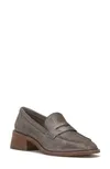 Enachel Penny Loafer In Dark Taupe