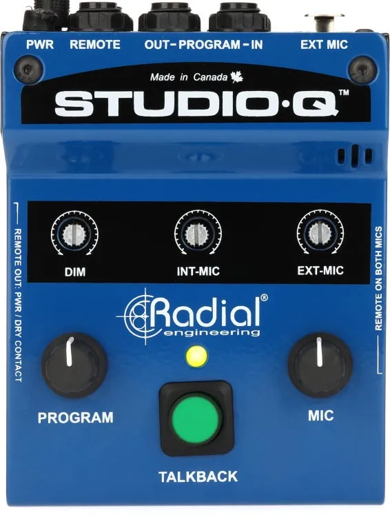 Radial Engineering Studio-Q Talkback Controller