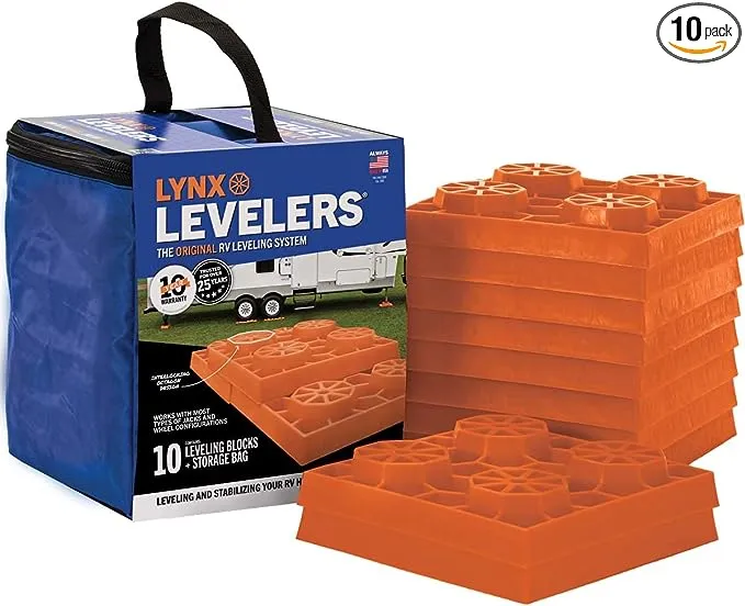 Tri-Lynx 00015 Lynx Levelers - 10 Pack , Orange