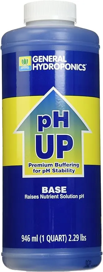 General Hydroponics pH Up and pH Down Liquids - Stabilize Nutrient pH in Hydroponics, 1 qt. Bottles