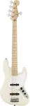 Squier affinity Series Jazz Bass V - Olympic White, Maple Fingerboard