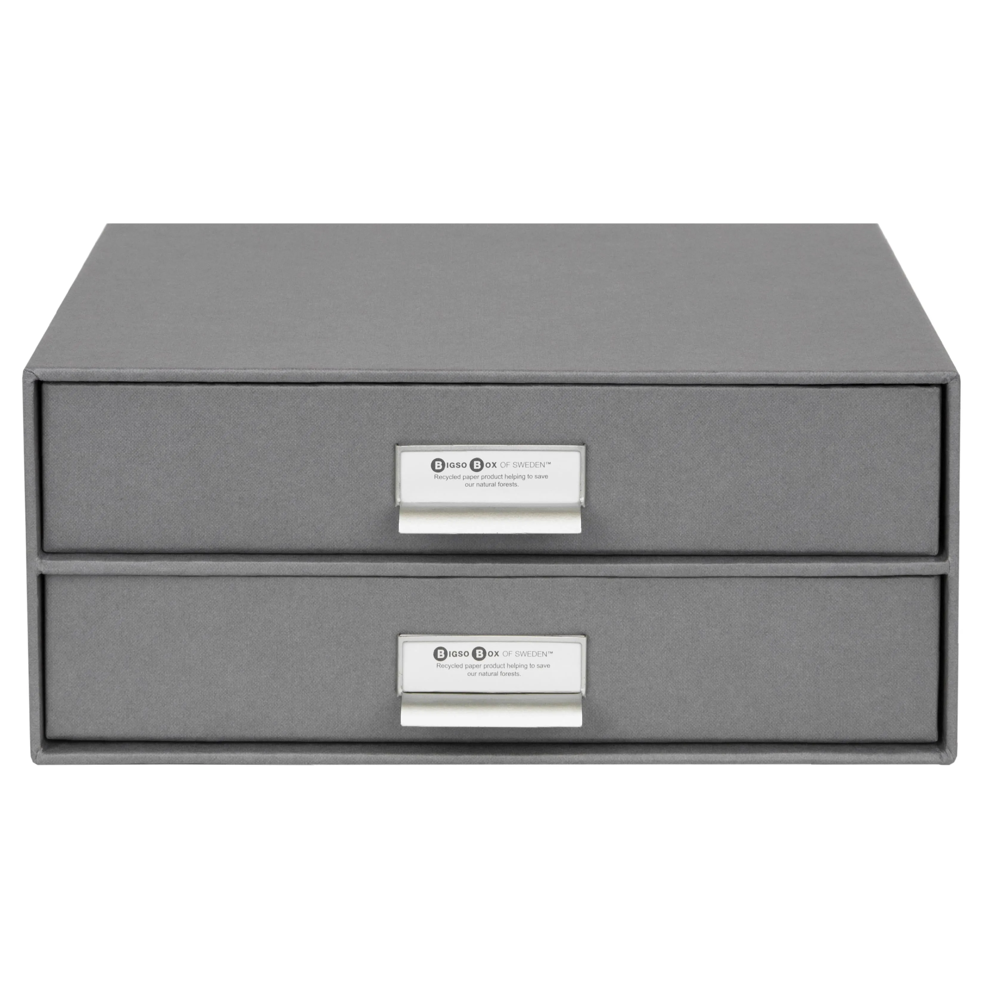 Bigso Birger 2 Drawer Paper File Box