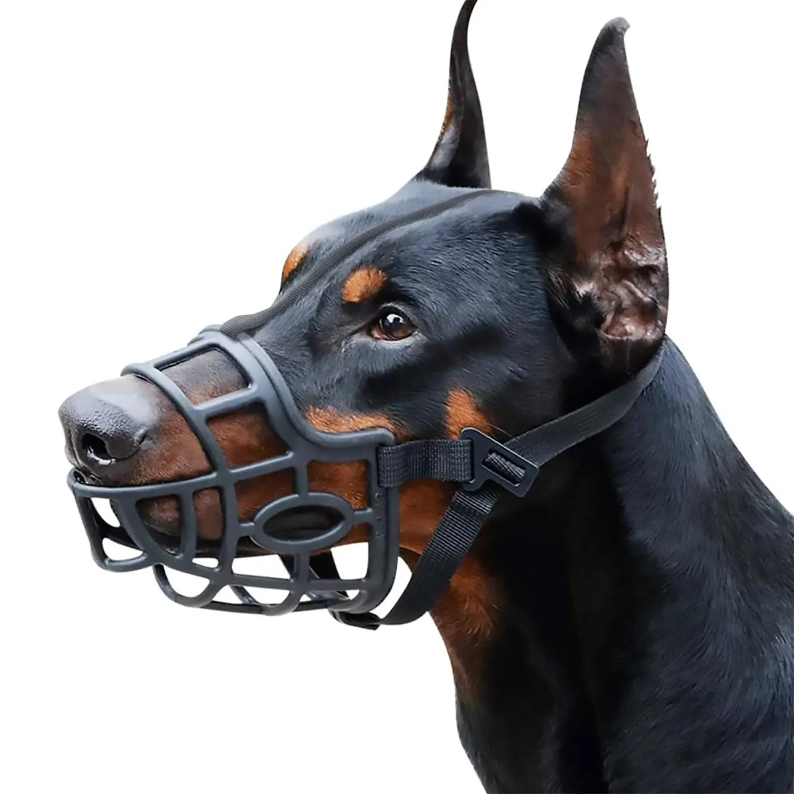 Mayerzon Dog Muzzle, Breathable Basket Muzzles for Small, Medium, Large and X ...