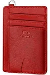 FurArt Credit Card Holder Wallet, Slim RFID Blocking Minimalist Women's Card Wallet