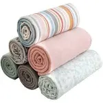 Special Sg Glory Fleece Throw Blanket Set Bulk for Travel Kids Outdoor Wedding Pet (Assorted #2, Pack of 6 50x60 inches)