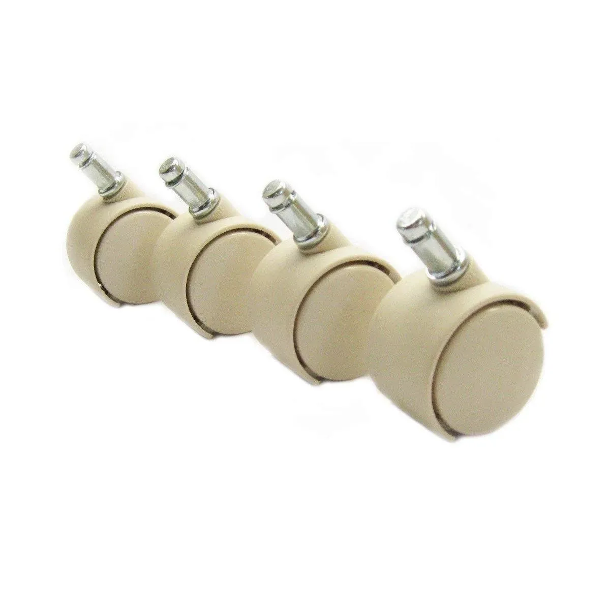 Chromcraft Casters in Almond / Sand (Set of 16)