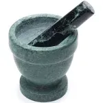 Fox Run Green Marble Mortar and Pestle