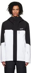 Tnp Tbt Shell Jacket In Black,white