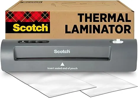 Scotch Thermal Laminator Plus 2 Letter Size Pouches (TL902)