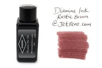 Diamine Fountain Pen Bottled Ink 30ml Rustic Brown