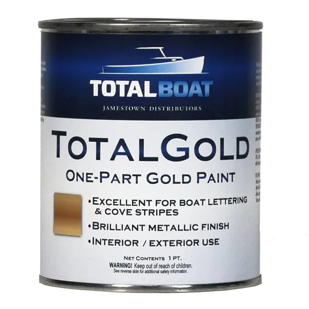 TotalBoat TotalGold Gold Metallic Paint (Quart)