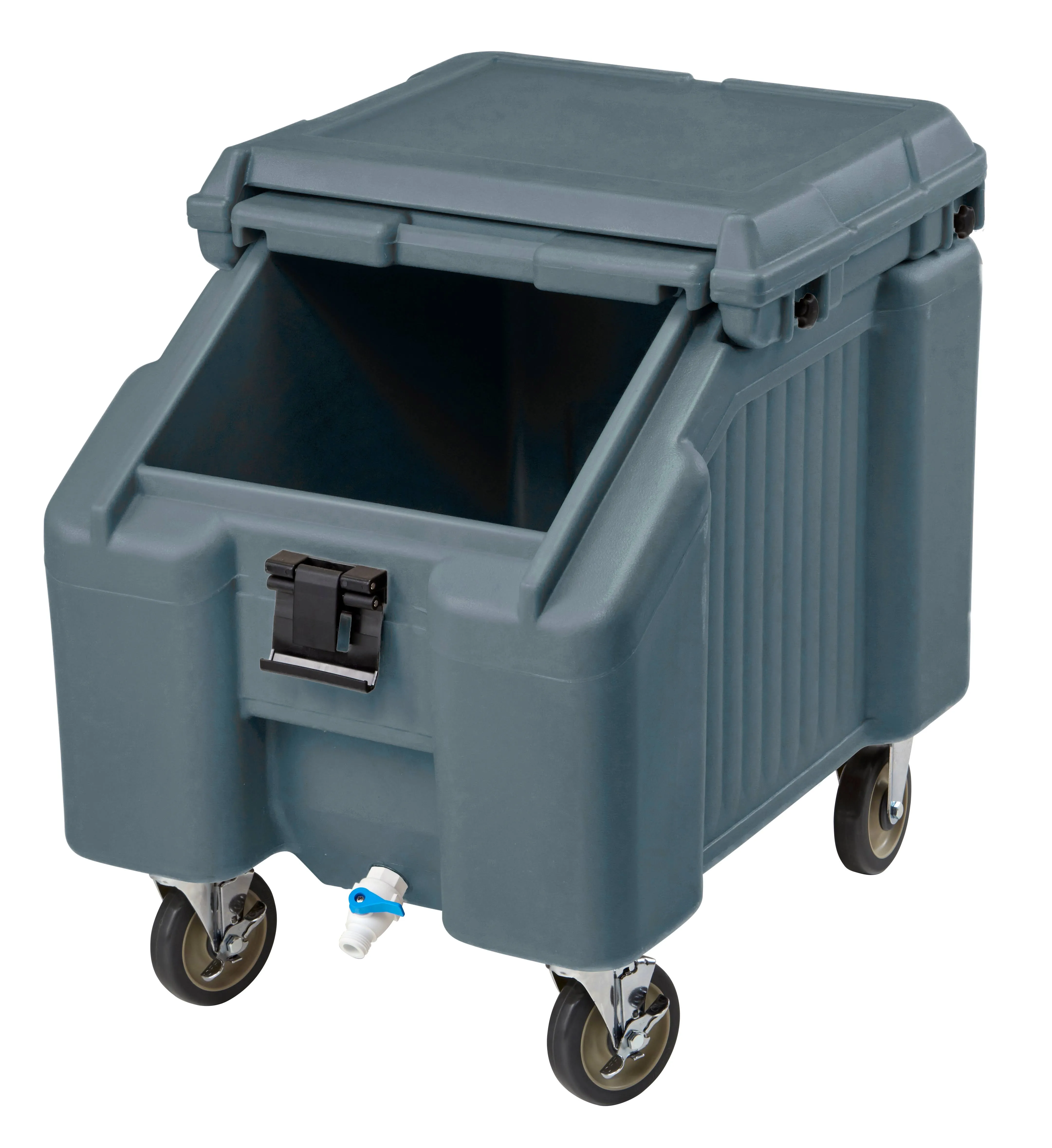 Cambro ICS100L191 100 Lb Sliding Lid Mobile Ice Bin