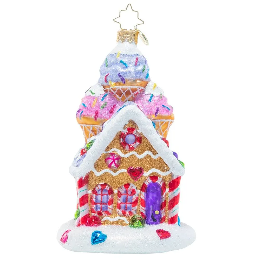 Sprinkled Sundae Chalet Gem Ornament