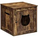 Cat Litter Box Furniture, Hidden Litter Box Enclosure Cabinet with Single Door, 