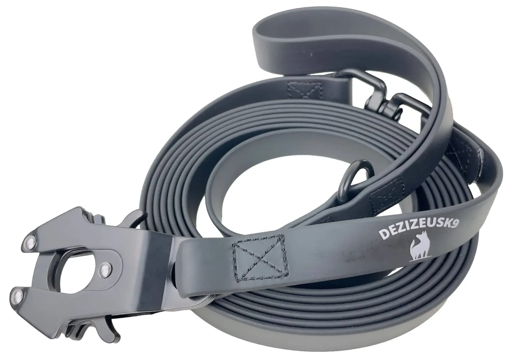 Dezizeusk9 Biothane Heavy Duty Dog Leash - Tactical Dog Lead Quick Release ...