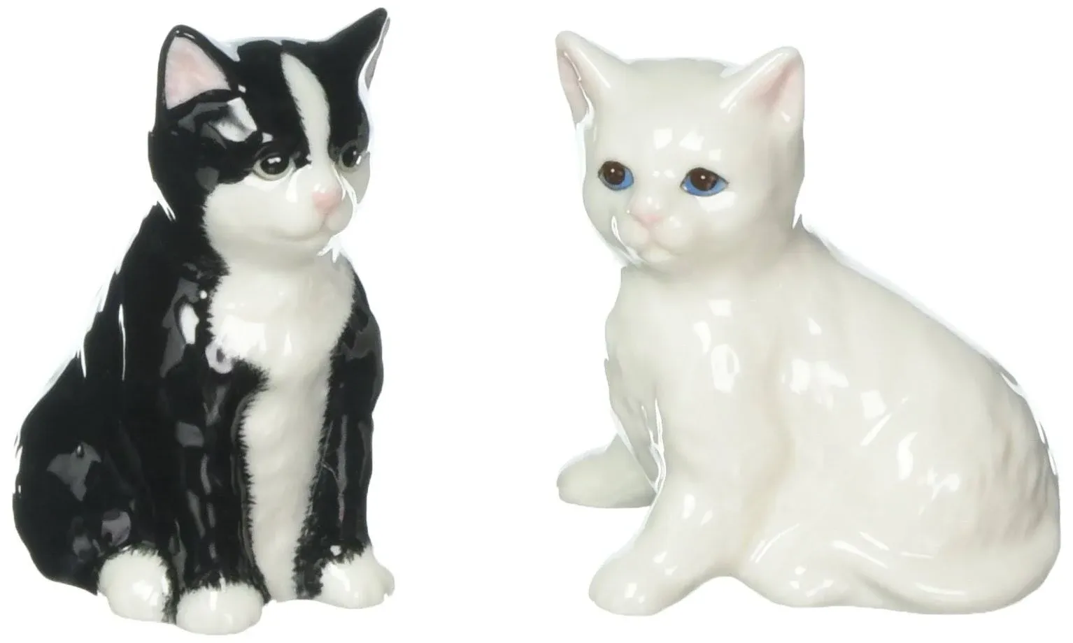 Ceramic Cat Salt And Pepper Shaker Set, Home Decor Kitchen Ornament Gift Idea