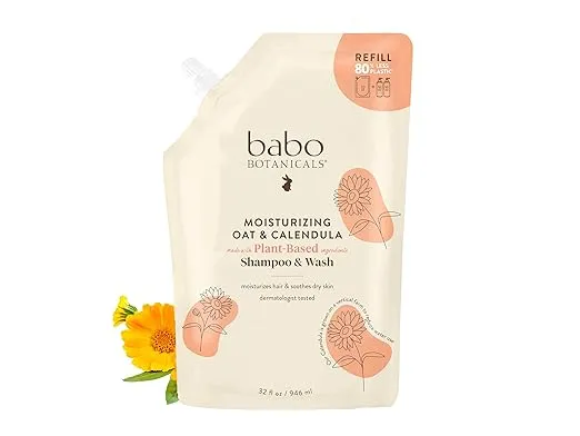 Moisturizing Oat & Calendula Shampoo & Wash Duo