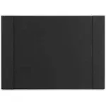 Staples Refillable Faux Leather Desk Pad 24 inchl x 17 inchw Black (45058) 2741550