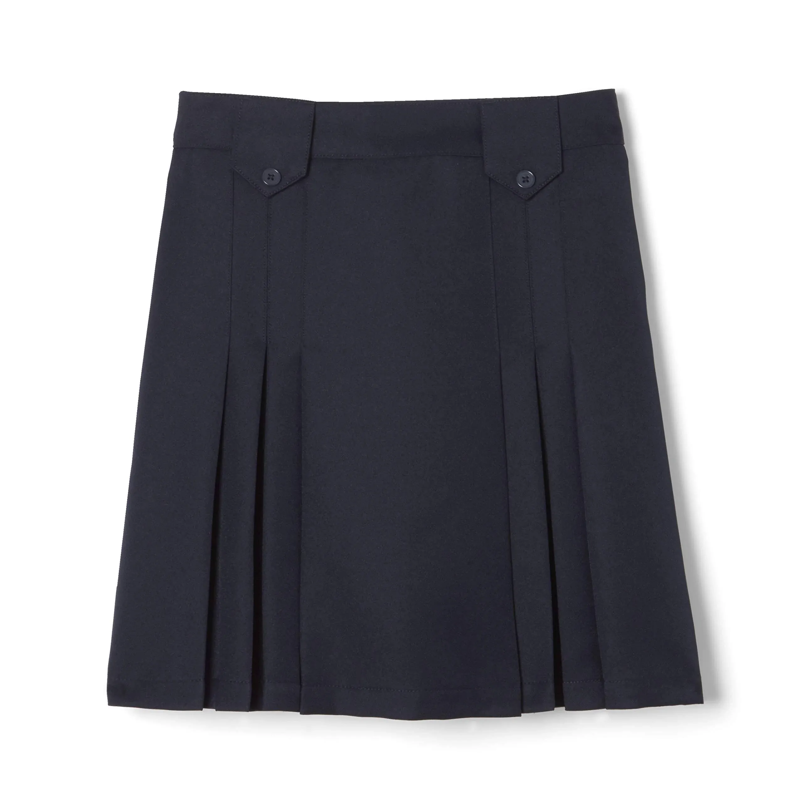 Girl's 2 Tab Front Pleated Skirt