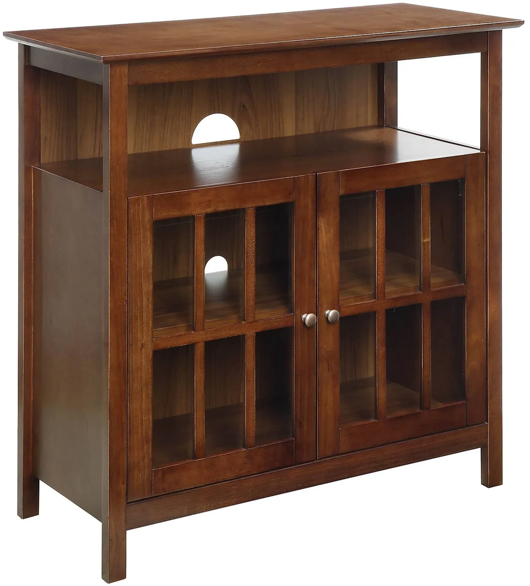 Convenience Concepts Big Sur Highboy 40 inch TV Stand with Storage Cabinets