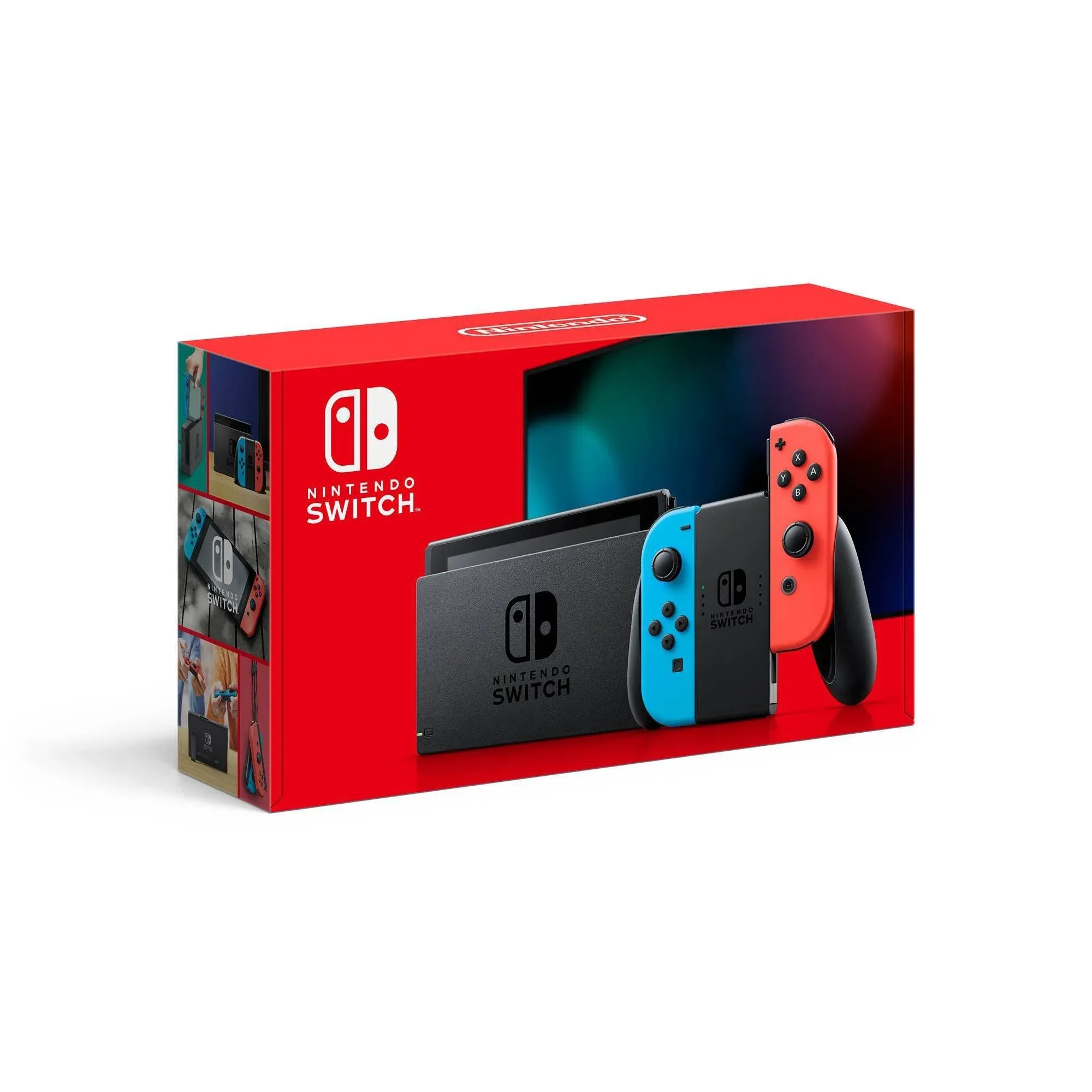 NUEVO JOY‐CON Nintendo Switch Azul Neón y Rojo Neón - Importación de Japón con Enchufe de EE. UU.-