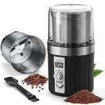 COOL KNIGHT Adjustable Coffee Grinder Electric with Timing Setting and Remova...