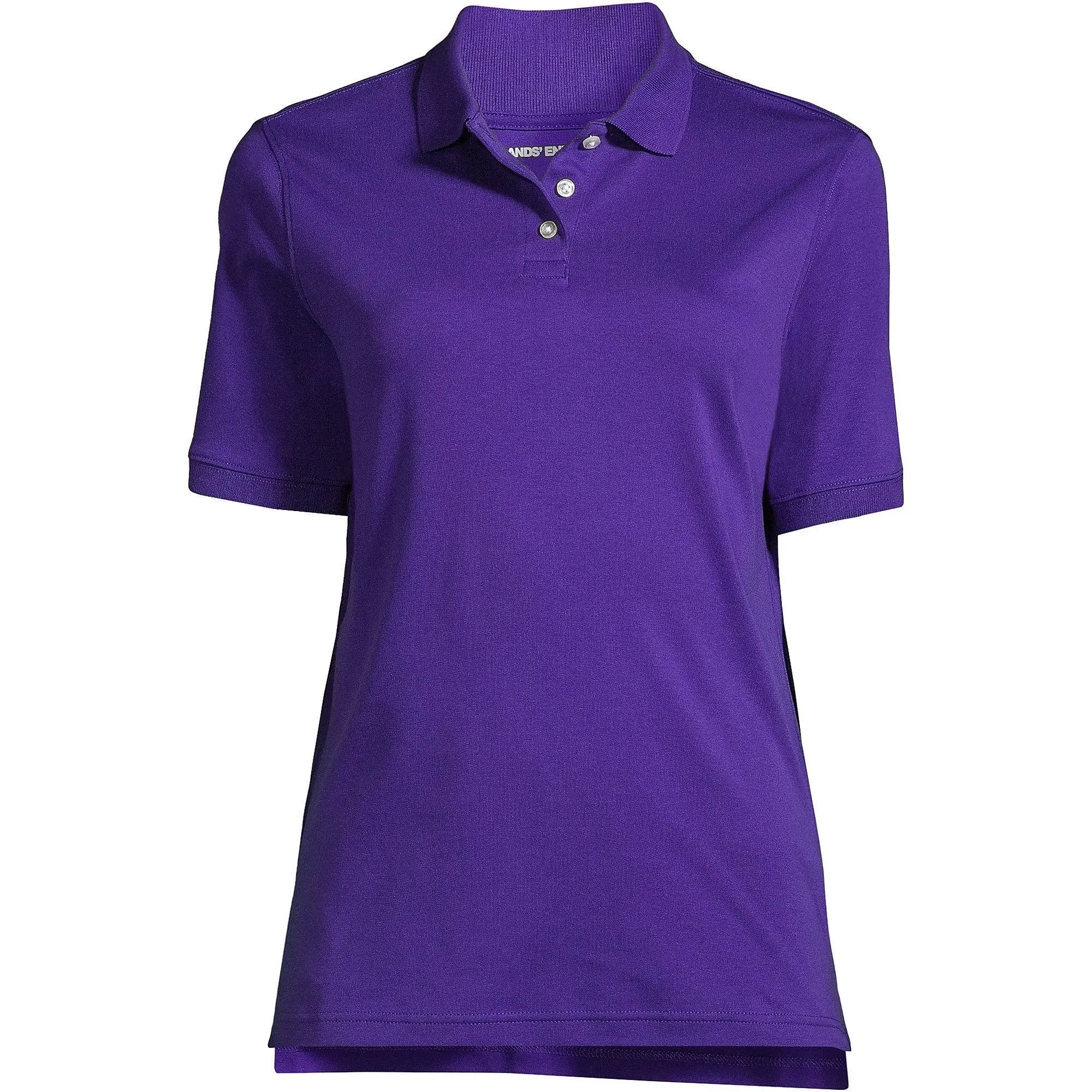 Lands' End Kids Short Sleeve Interlock Polo Shirt