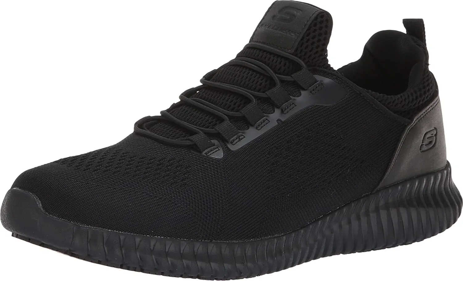 Skechers Work Cessnock (Black) Men's Shoes