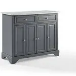 Crosley Furniture Avery Kitchen Cart, Gray