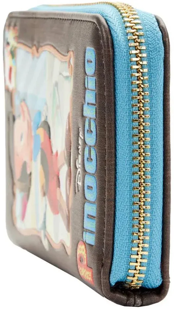 Loungefly DISNEY Pinocchio Book Zip Around Wallet WDWA2231