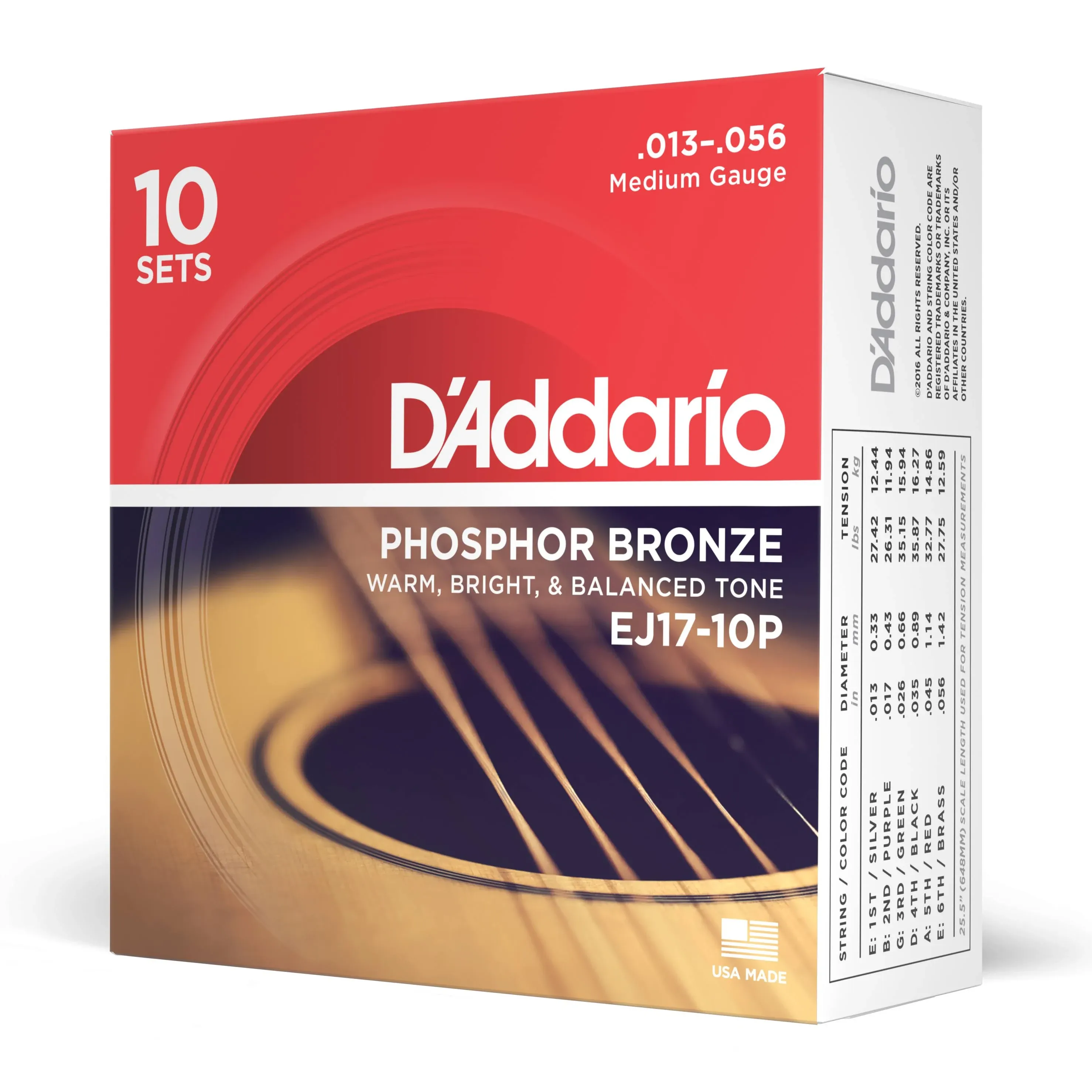 D'Addario EJ23 Acoustic Guitar Strings