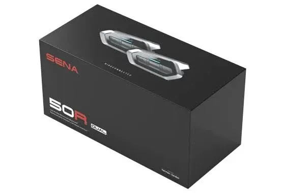 Sena 50S Universal Clamp kit with Sound by Harman Kardon Speakers and Mic