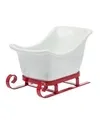 Sleigh Serving Bowl In White