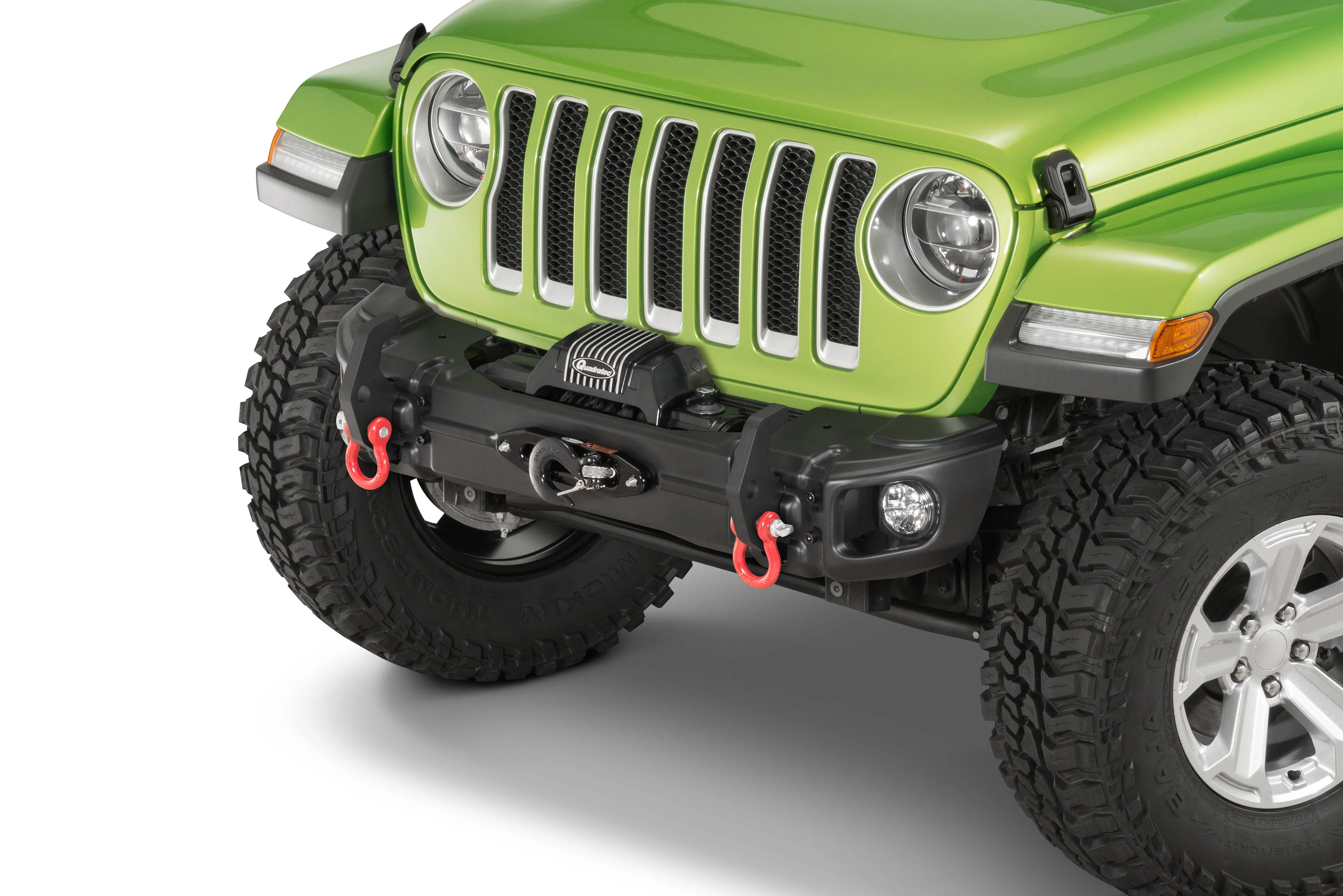 Rugged Ridge 11549.05 - 18-20 Jeep Wrangler JL/JT Arcus Front Bumper Set w/ Overrider