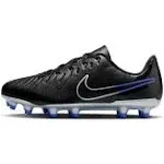 Nike Jr. Tiempo Legend 10 Club Soccer Cleats Black/Chrome/Hyper Royal / 1y