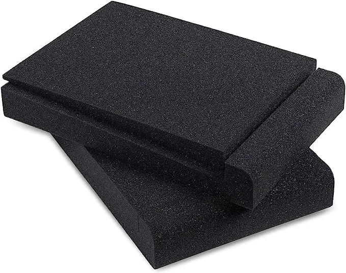 Sound Addicted - Studio Monitor Isolation Pads for 5 Inch Monitors, Pair of Two High Density Acoustic Foam which Fits most Speaker Stands | SMPad 5