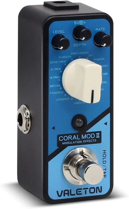 Valeton Coral Mod II Digital Modulation Chorus Flanger Phaser Univibe Tremolo ...