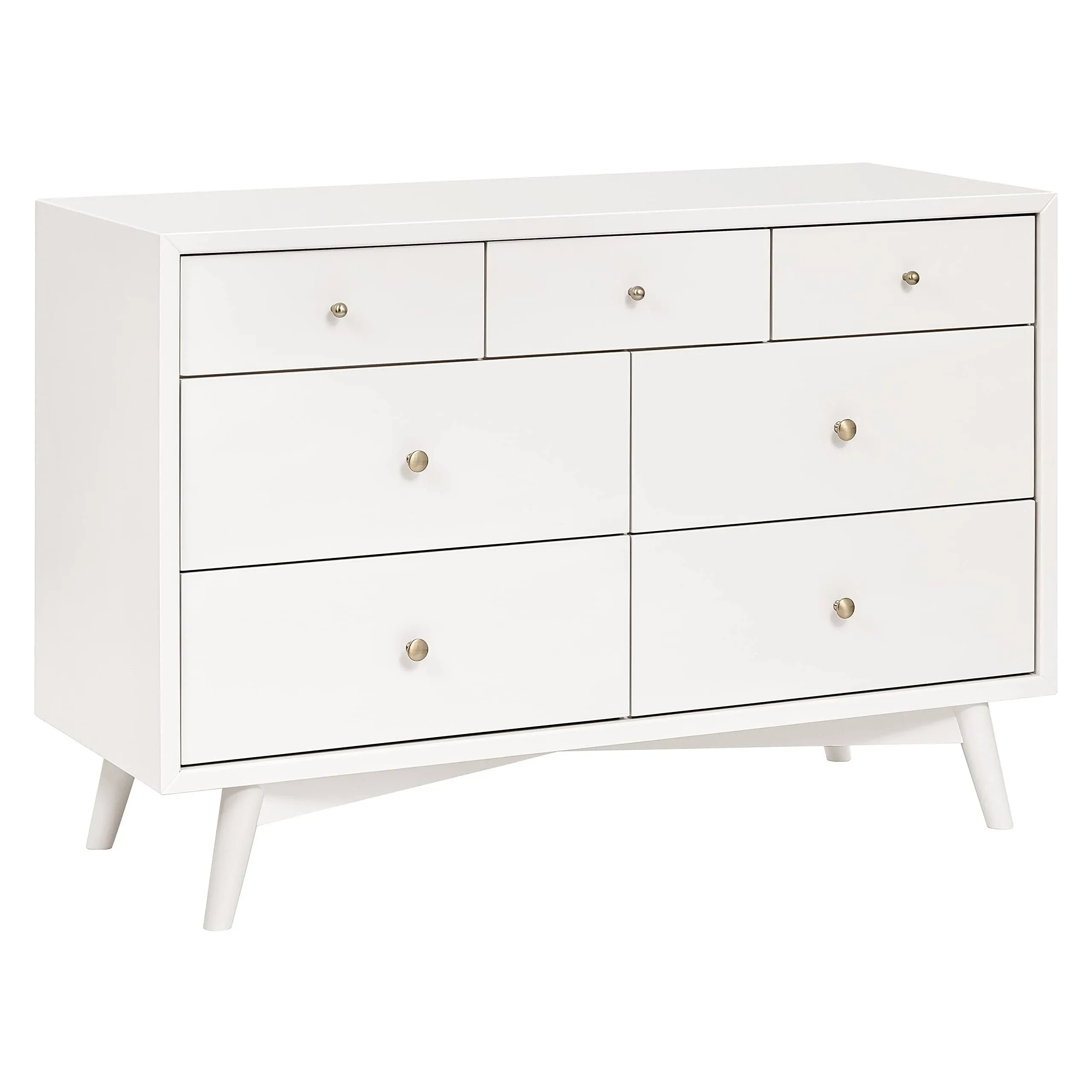 Babyletto Palma 7-Drawer Double Dresser Warm White