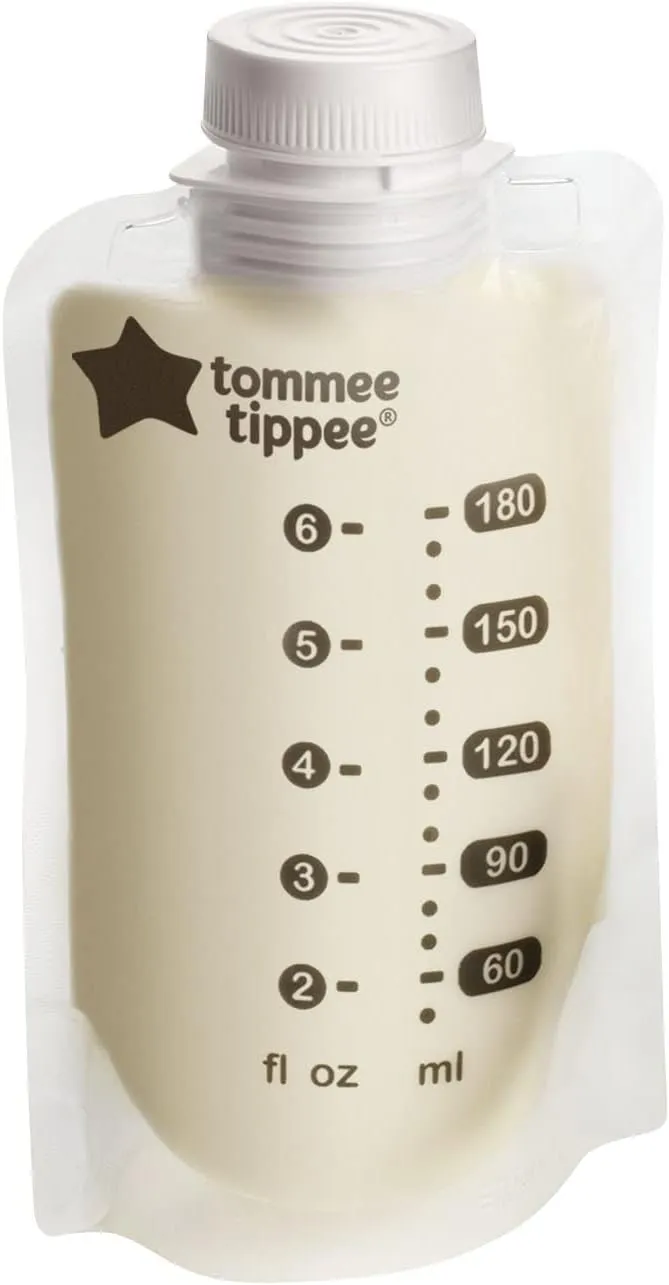 Tommee Tippee Pump &amp; Go Breast Milk 70 Pouches - 6 Oz/180 Ml - New Sealed Box