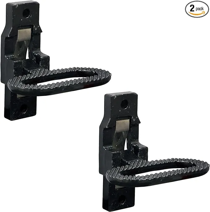 Buyers Products B2797 BPC2 Black E Coat Folding Safety Step and Handle with Safety Storage, 2 Pack, Multi Purpose Step A