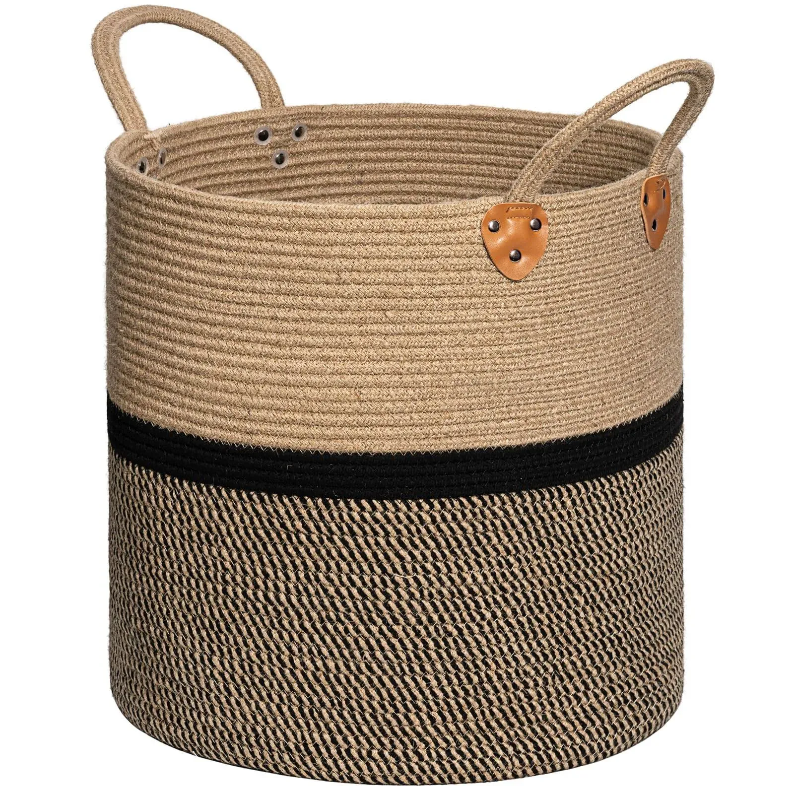 TIMEYARD Large Storage Baskets for Organizing, 16'' x 16'' Blanket Basket Living ...