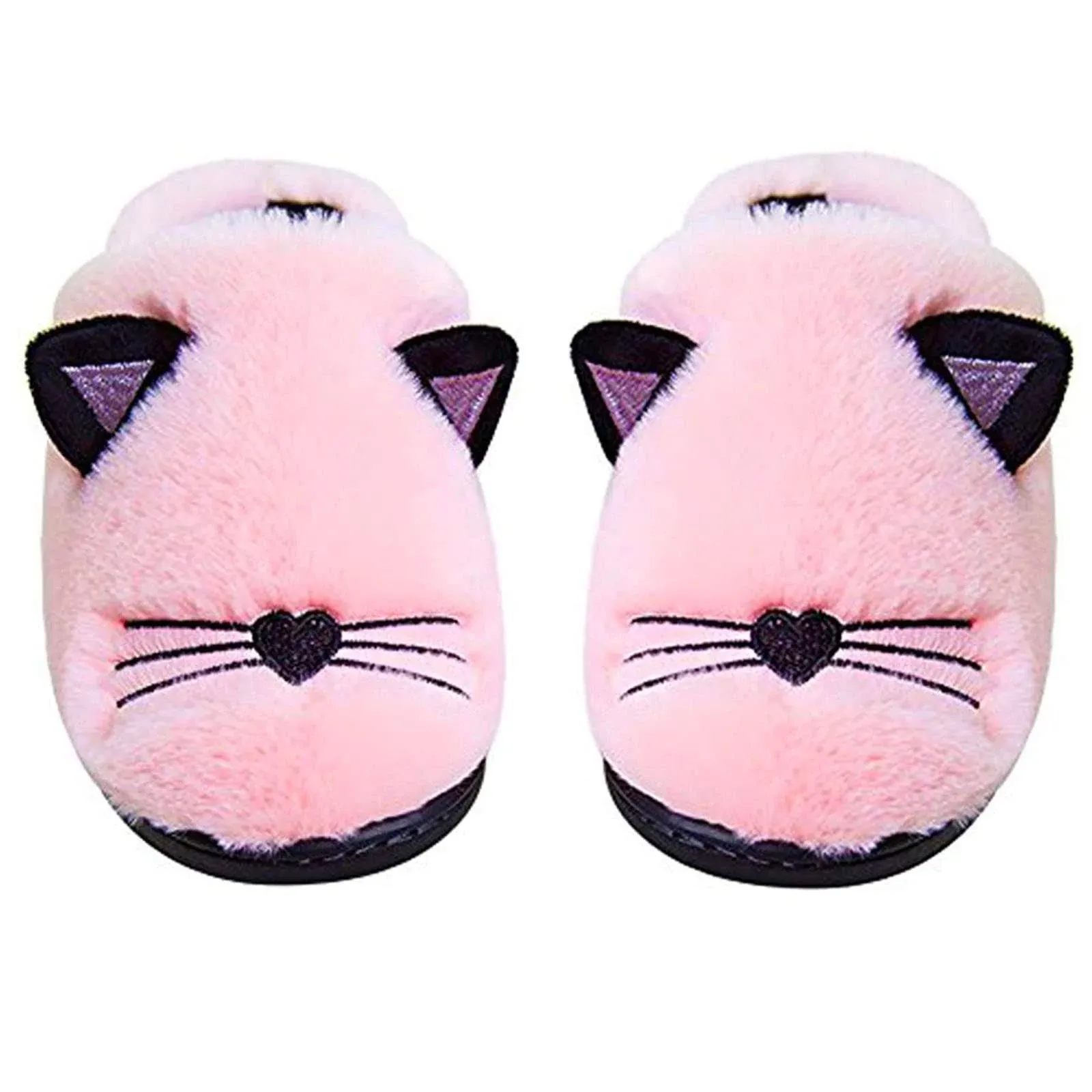 Anddyam Kids Family Cute Cat Household Anti-Slip Indoor Home Slippers for Girls ...