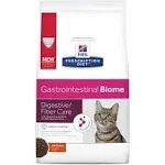 Hill's Prescription Diet Gastrointestinal Biome Digestive/Fiber Care with Chicken Dry Cat Food 4lb Bag