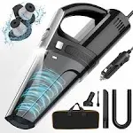 Handheld Powerful Car Vacuum Cleaner Portable Strong Suction Lightweight LED