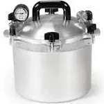 All American 1930: 10.5qt Pressure Cooker/Canner (The 910) - Exclusive Metal-to-Metal Sealing System - Easy to Open & Close - Suitable for Gas, Electric, or Flat Top Stoves - Made in the USA